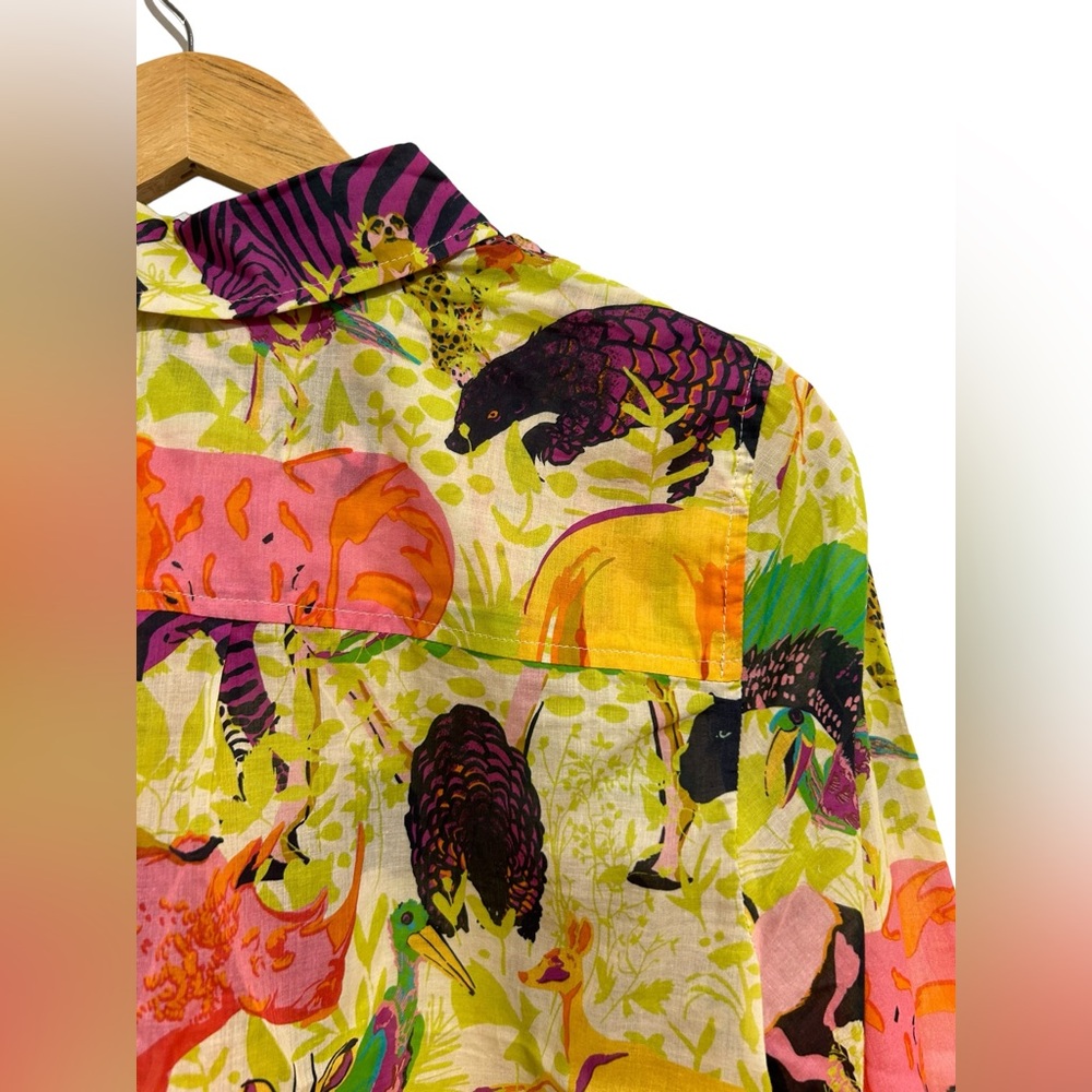 Animal Patterned J. Crew Button Down - image 3